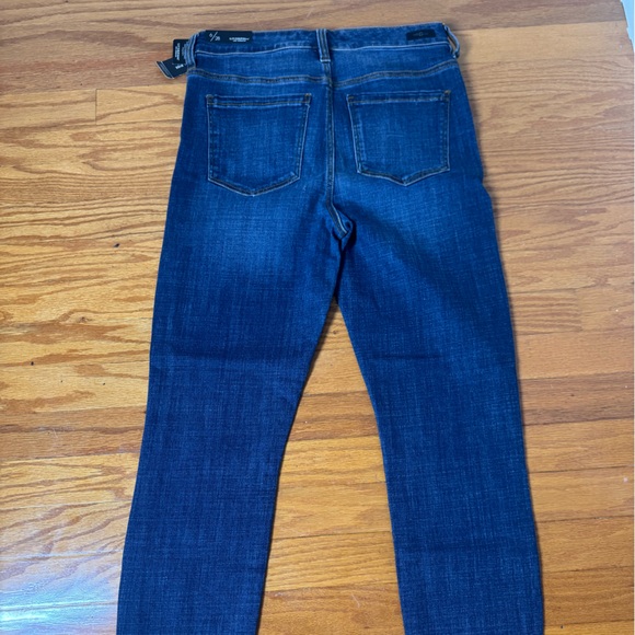 NWT Liverpool Los Angeles Abby High Rise Ankle Skinny Dark Blue Jeans - Picture 4 of 10